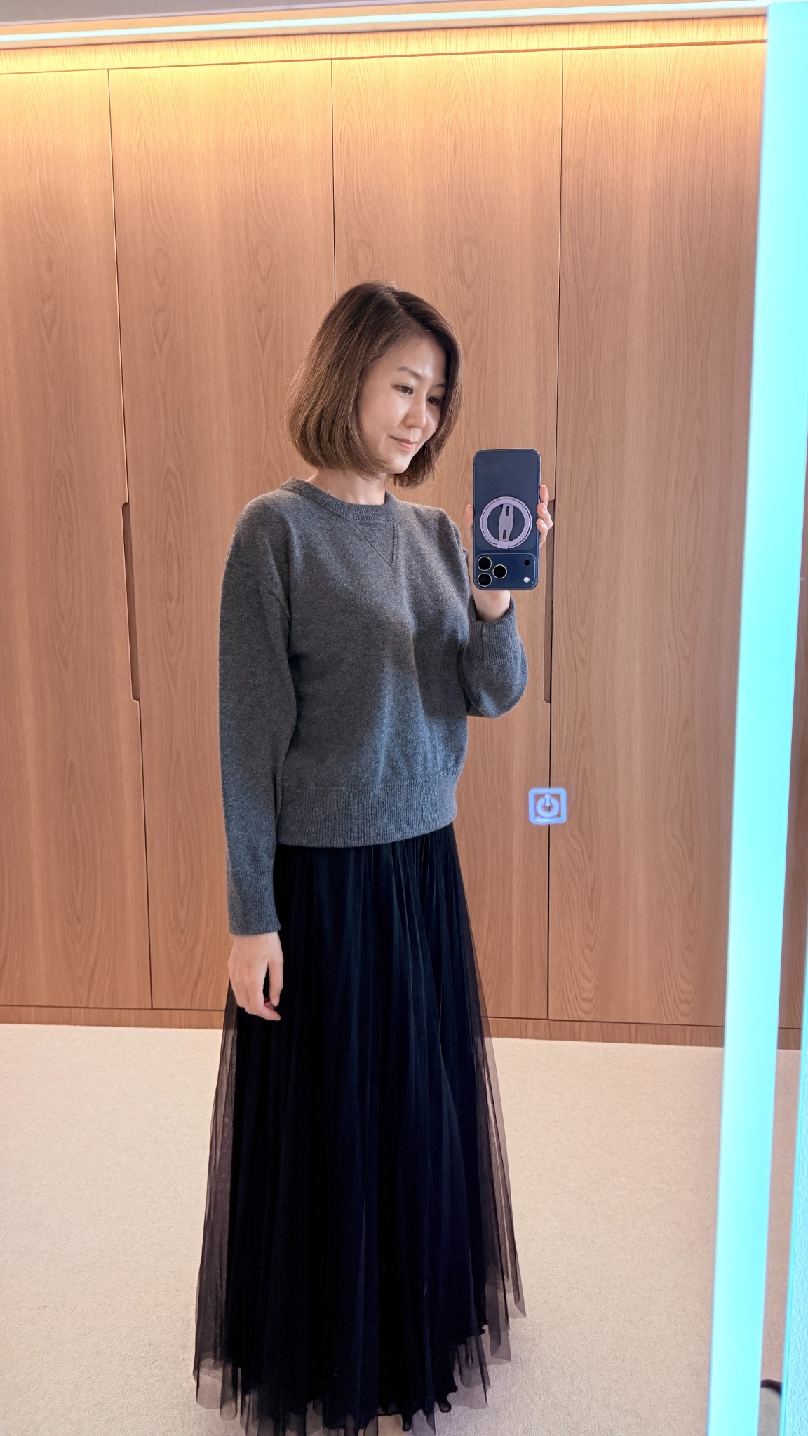 配長紗裙